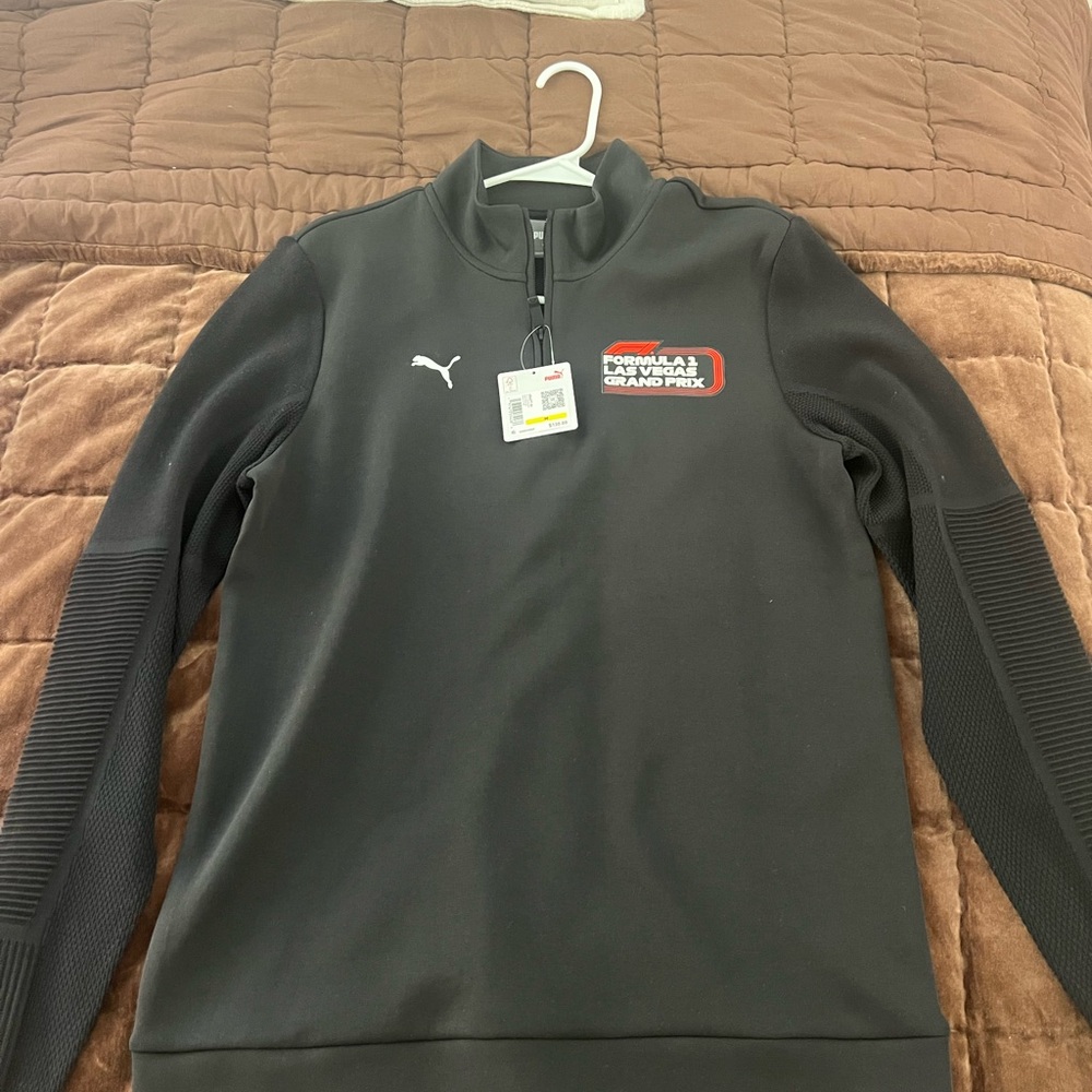 Formula 1 Las Vegas Grand Prix - Puma Black Quarter-Zip Pullover